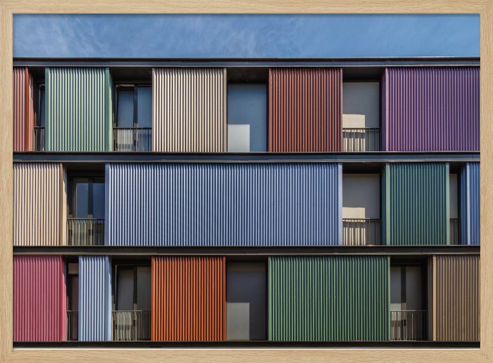 Coloured wall | Poster