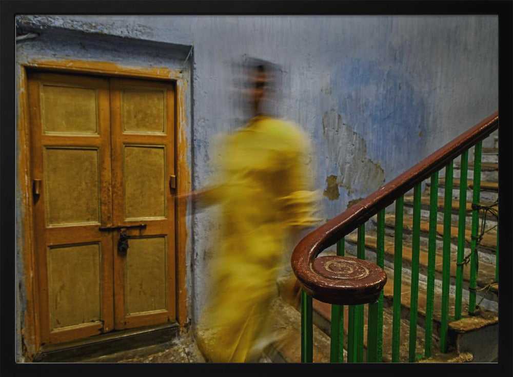 Man in stair case | Poster