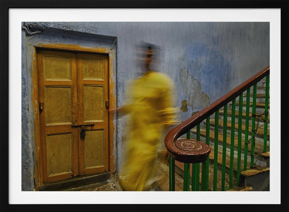 Man in stair case | Poster