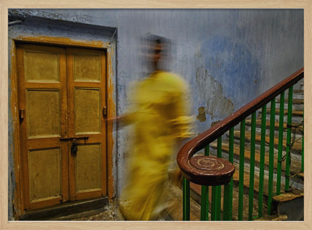 Man in stair case | Poster