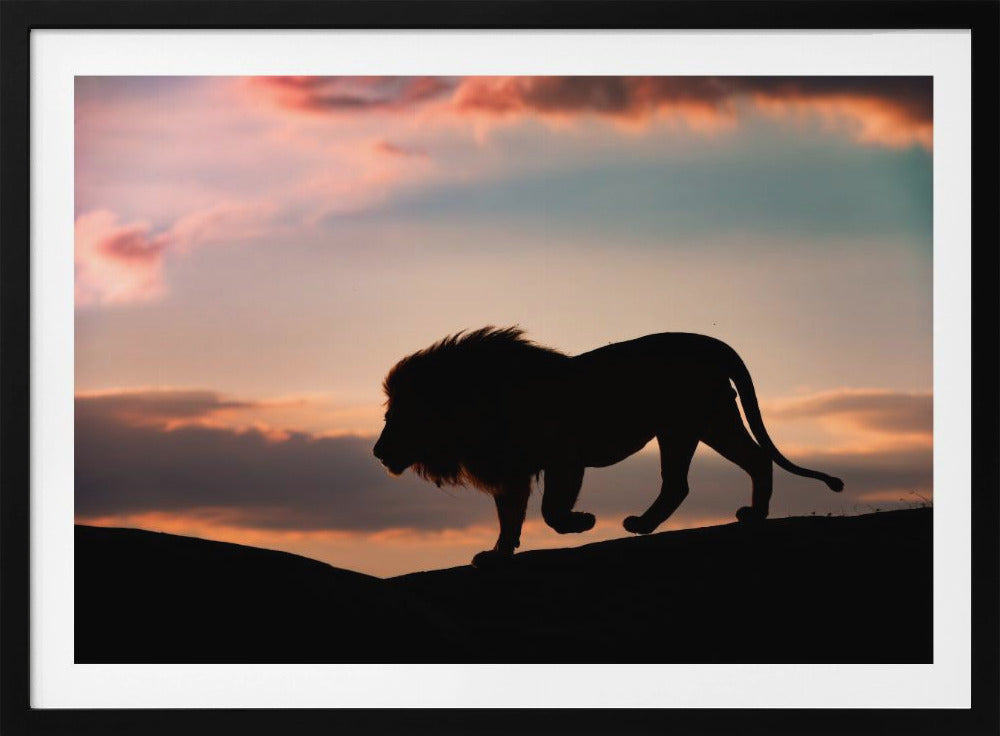 Sunset in the Serengeti | Poster