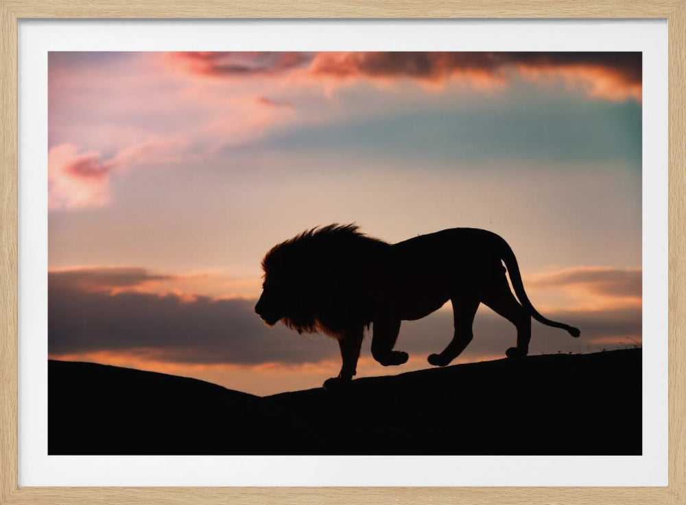 Sunset in the Serengeti | Poster