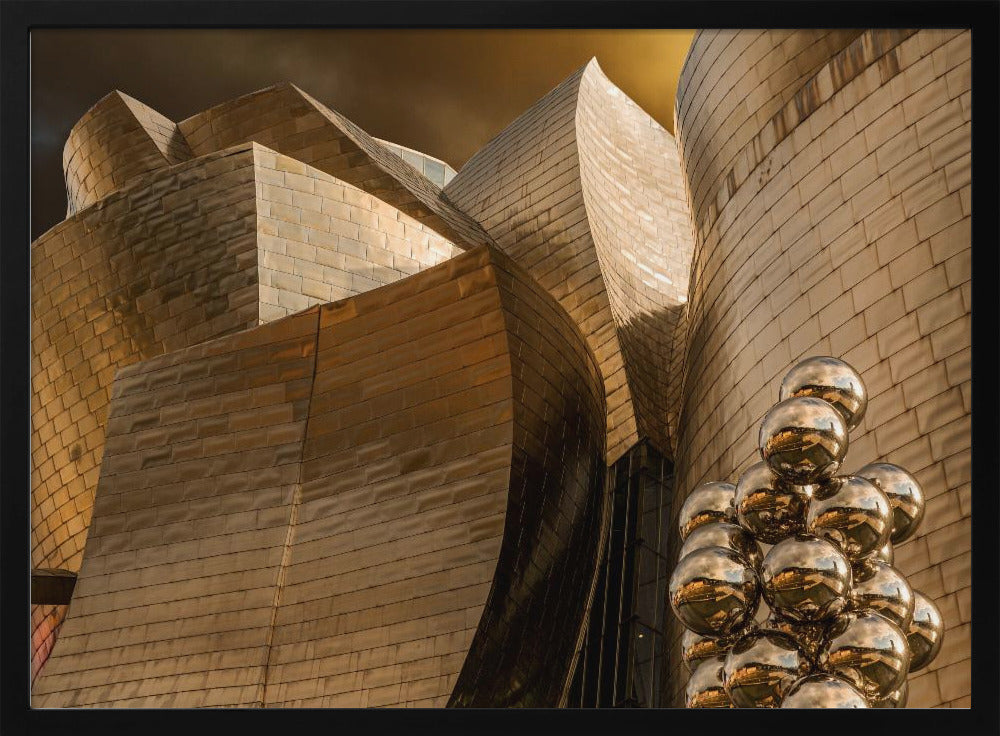 Reflections on spheres (Serie Guggenheim Bilbao) | Poster