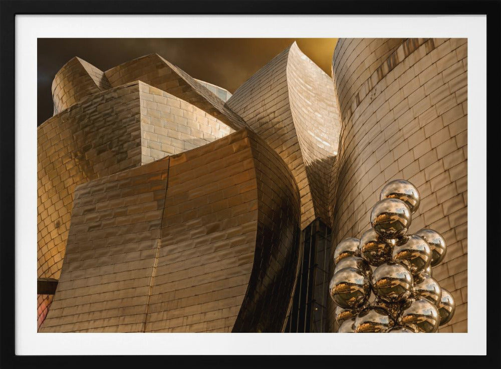 Reflections on spheres (Serie Guggenheim Bilbao) | Poster