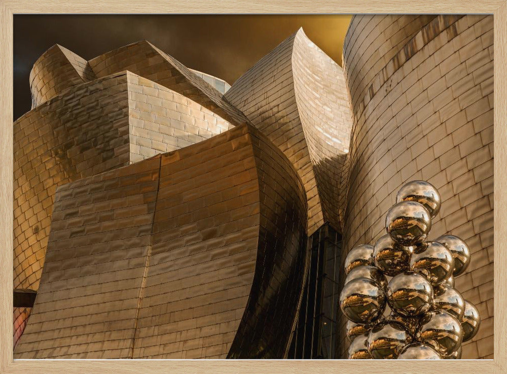 Reflections on spheres (Serie Guggenheim Bilbao) | Poster