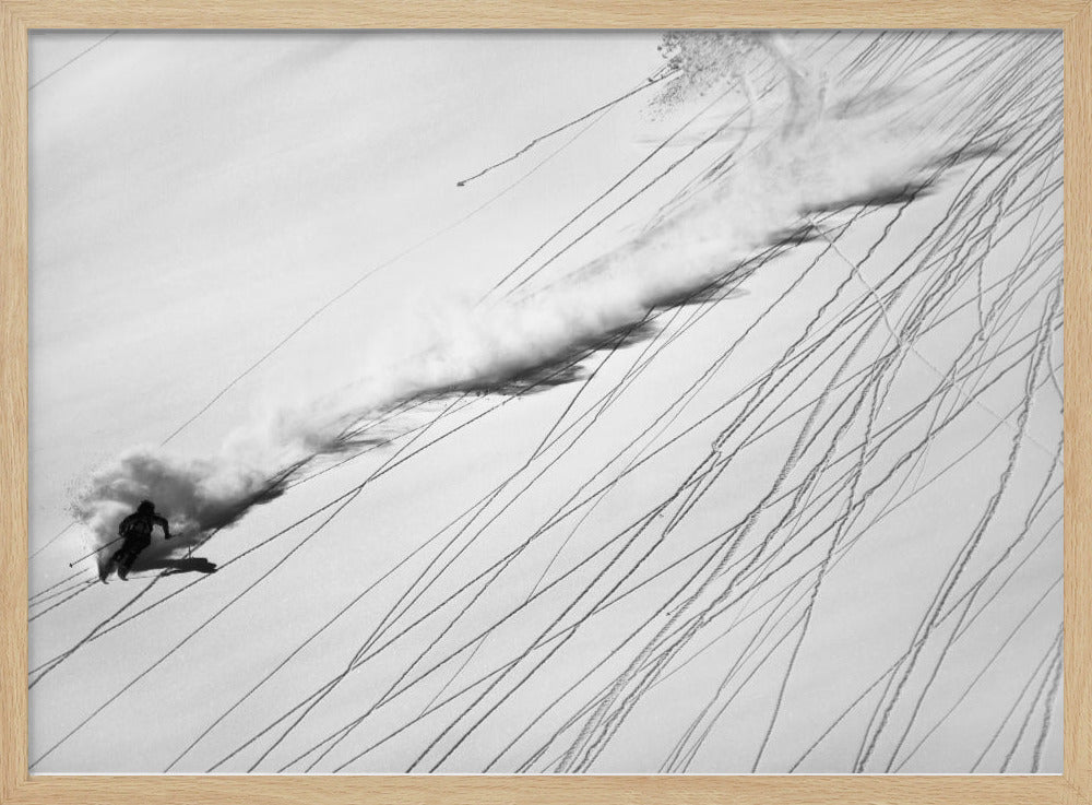 Skiing Powder | Poster