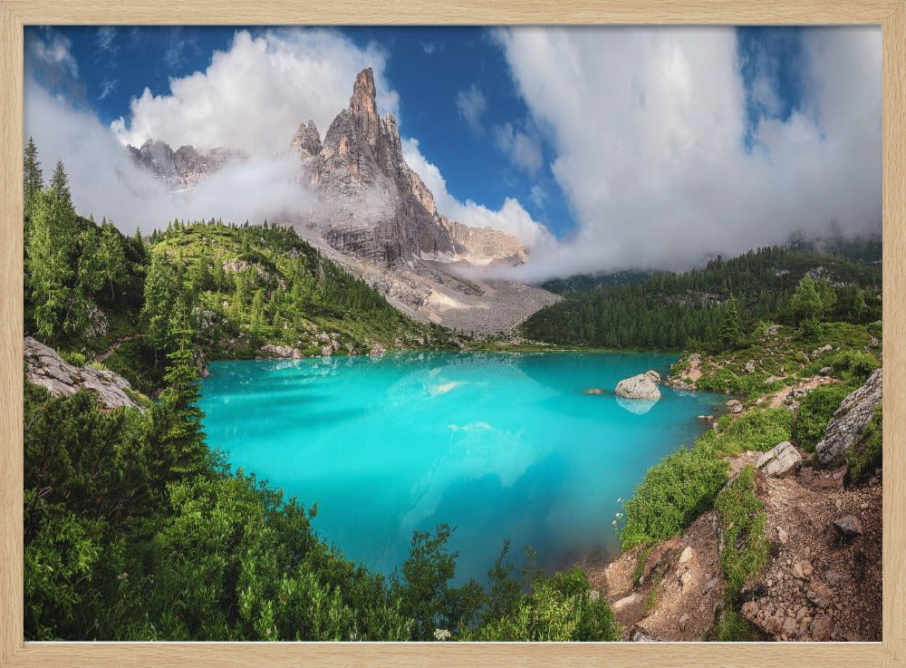 Veneto - Lago di Sorapis Panorama | Poster