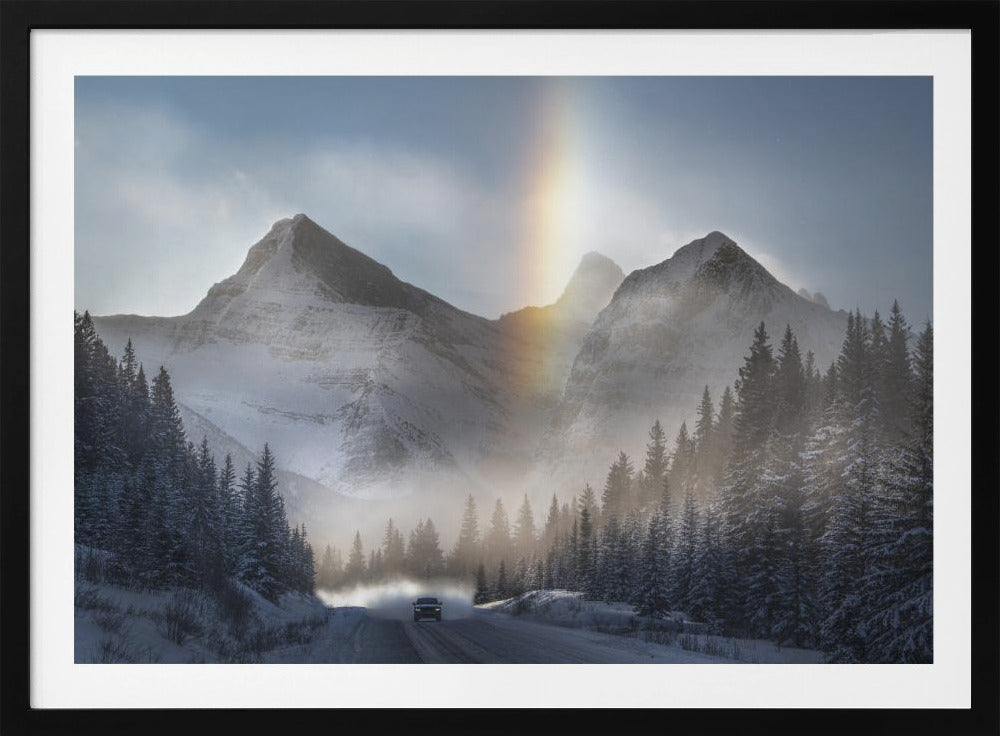 Riding Under Frozen Rainbow | Poster