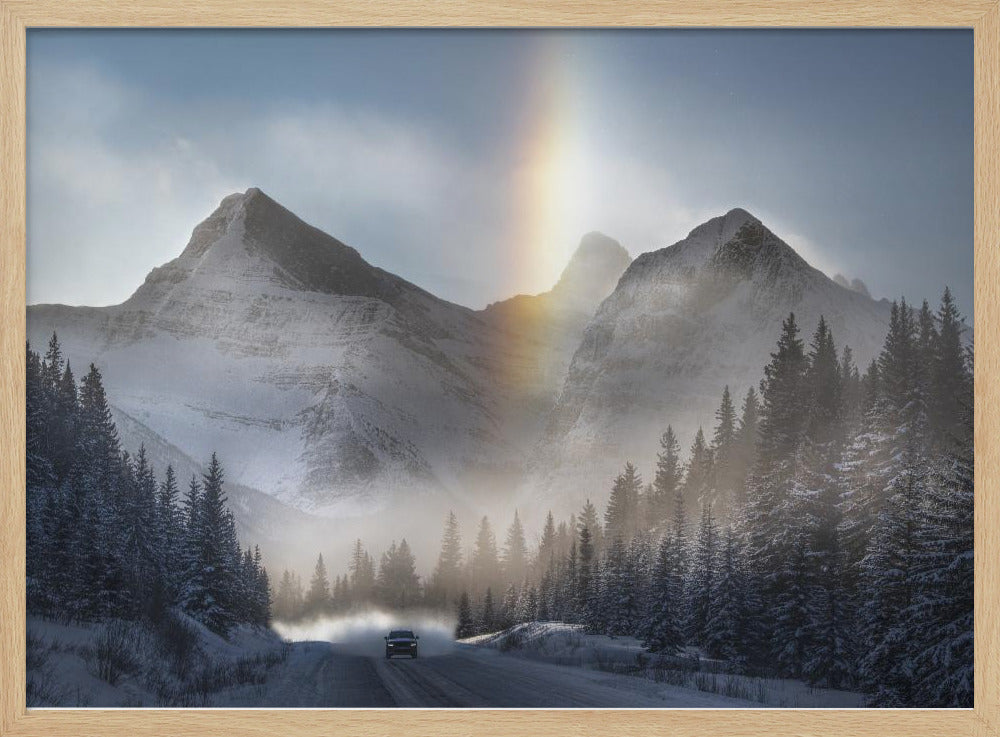 Riding Under Frozen Rainbow | Poster