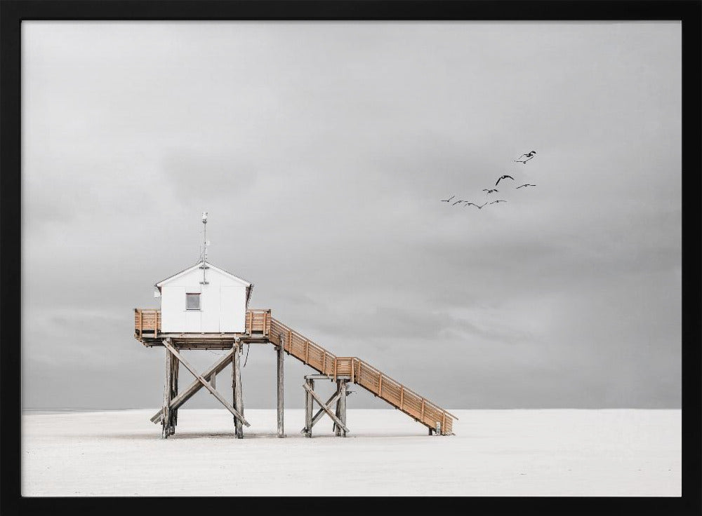 on the beach | Poster