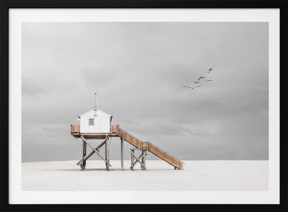 on the beach | Poster