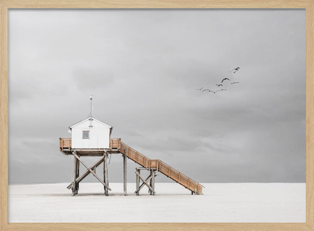 on the beach | Poster