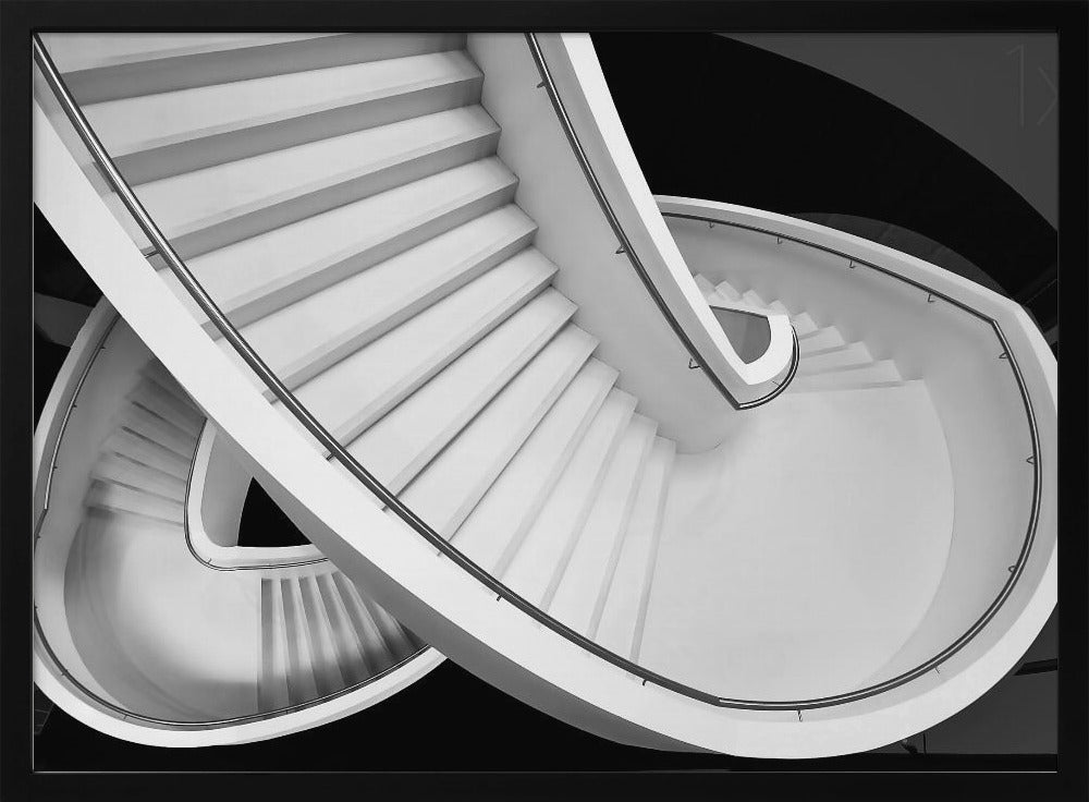 B&amp;W staircase | Poster