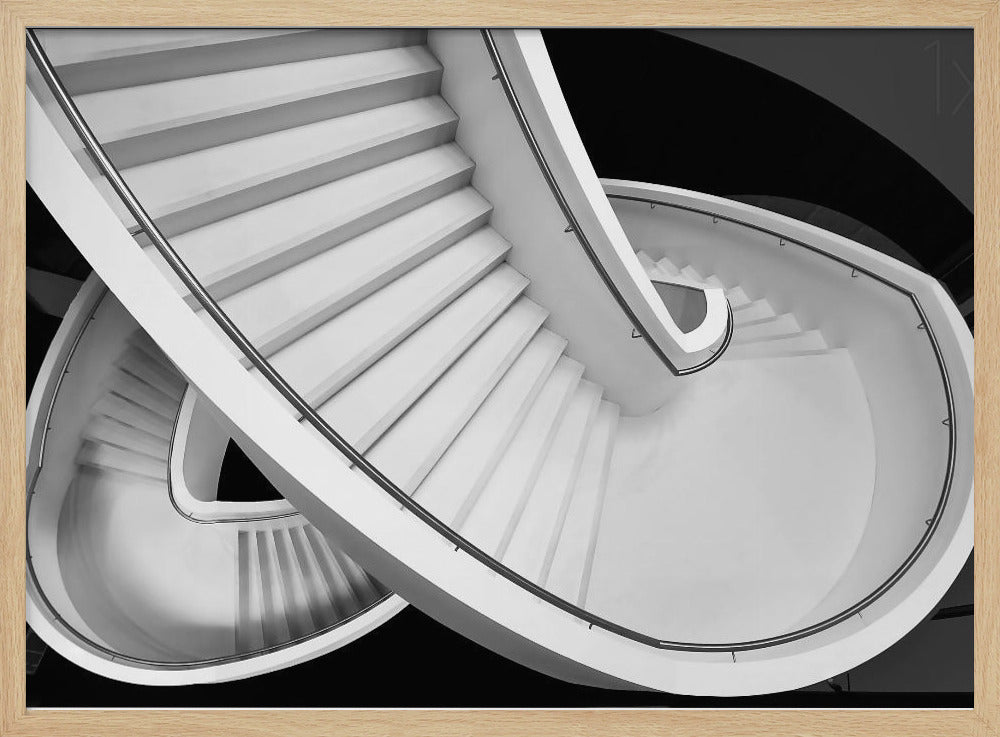 B&amp;W staircase | Poster