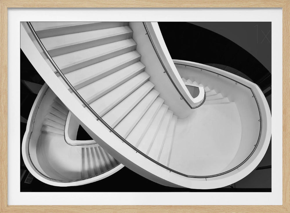 B&amp;W staircase | Poster