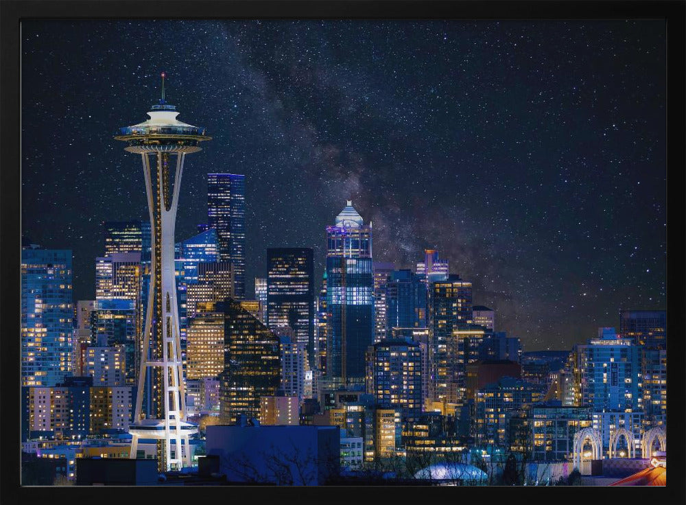 Night at Seattle | Poster