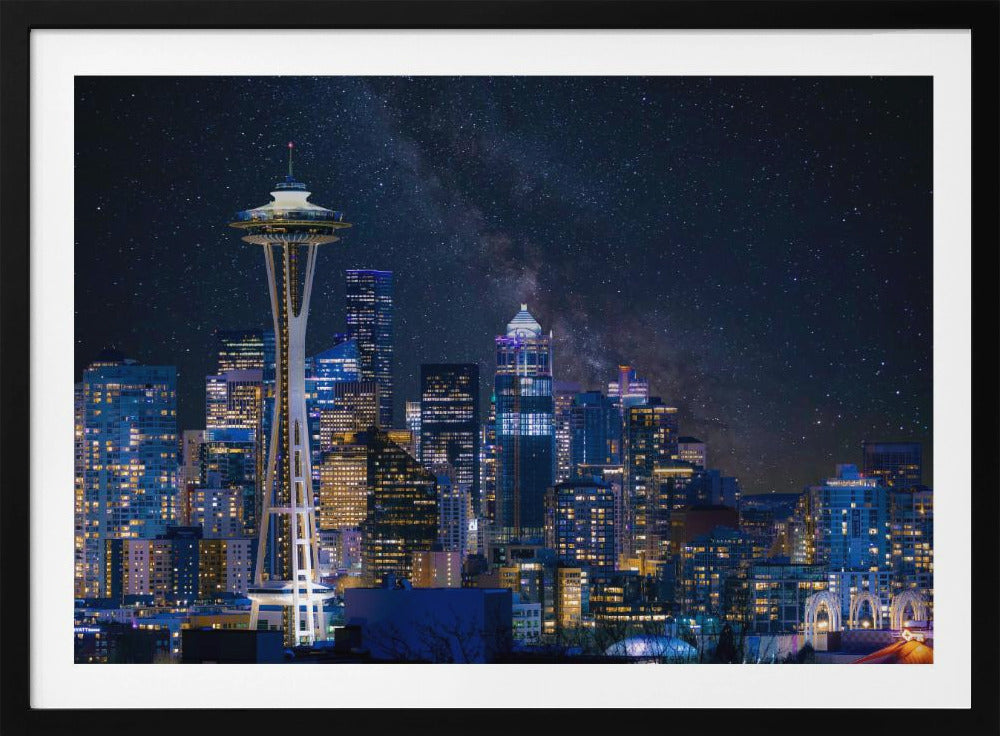 Night at Seattle | Poster