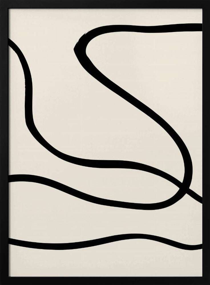 Black Lines 01 | Poster