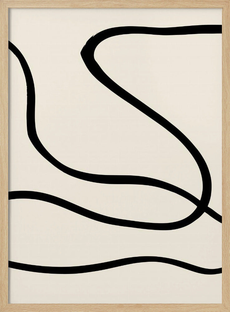 Black Lines 01 | Poster