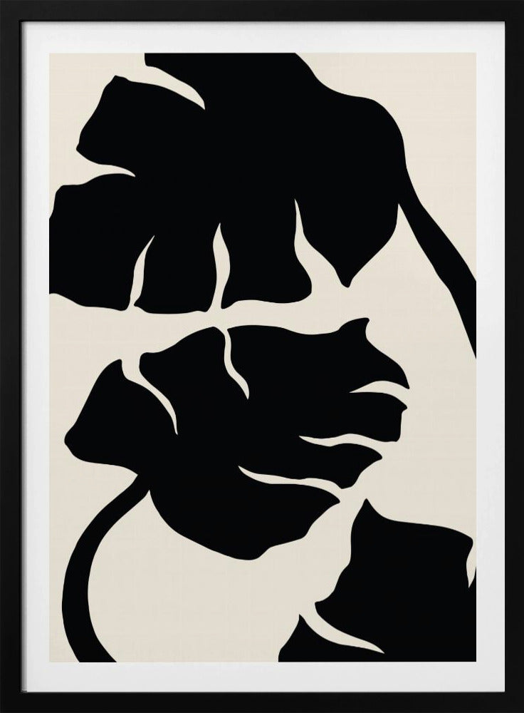 Monstera Black | Poster