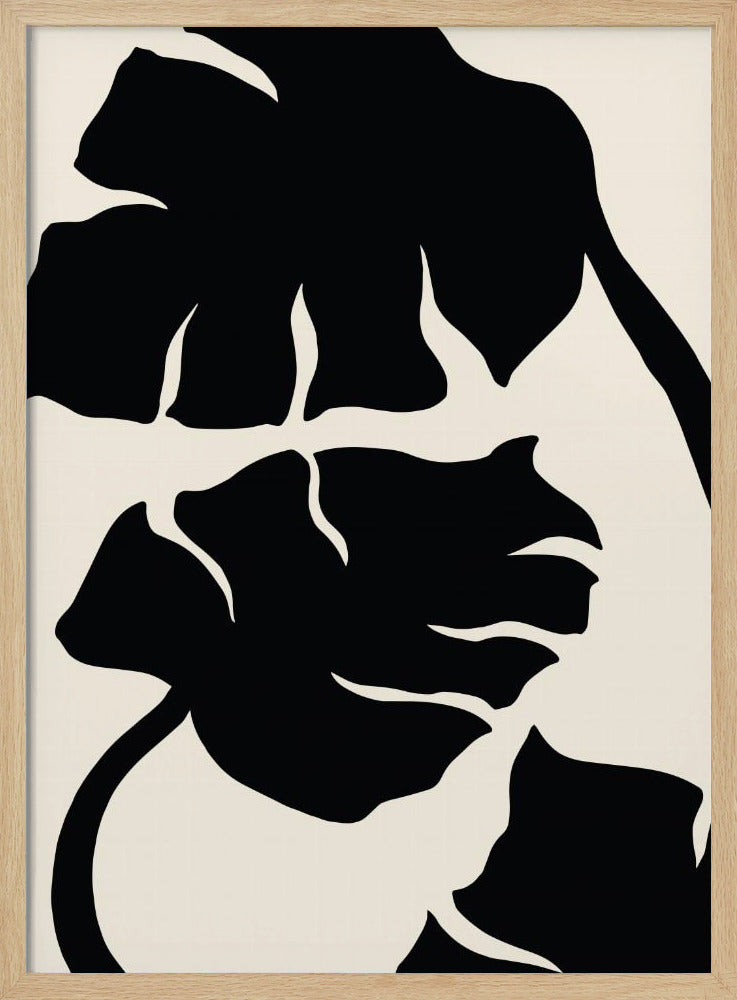 Monstera Black | Poster