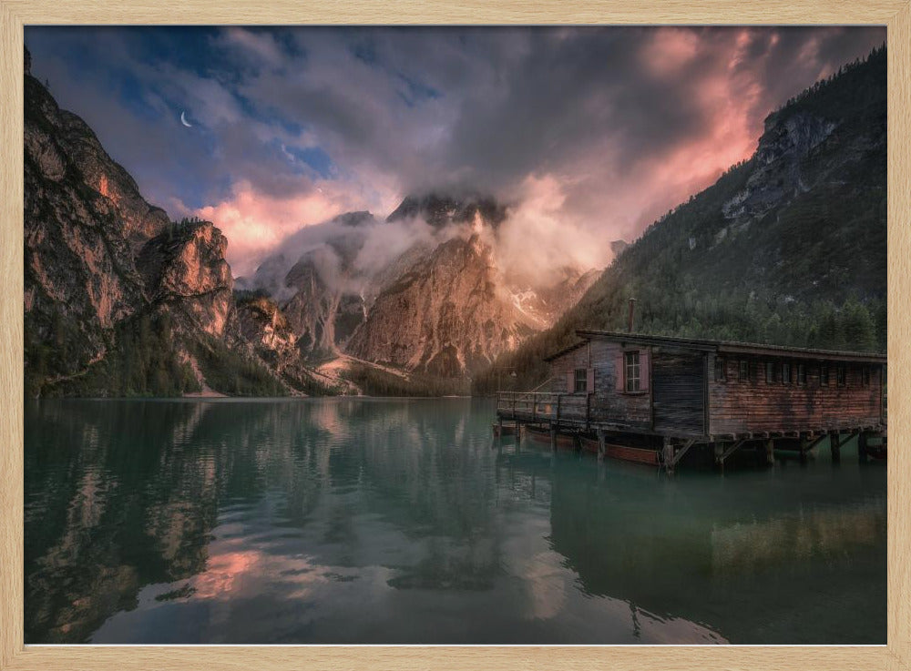 Lago di Braies, Dolomites | Poster