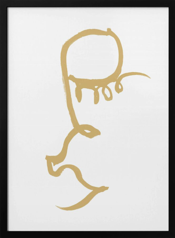 Half Face Gold | Poster