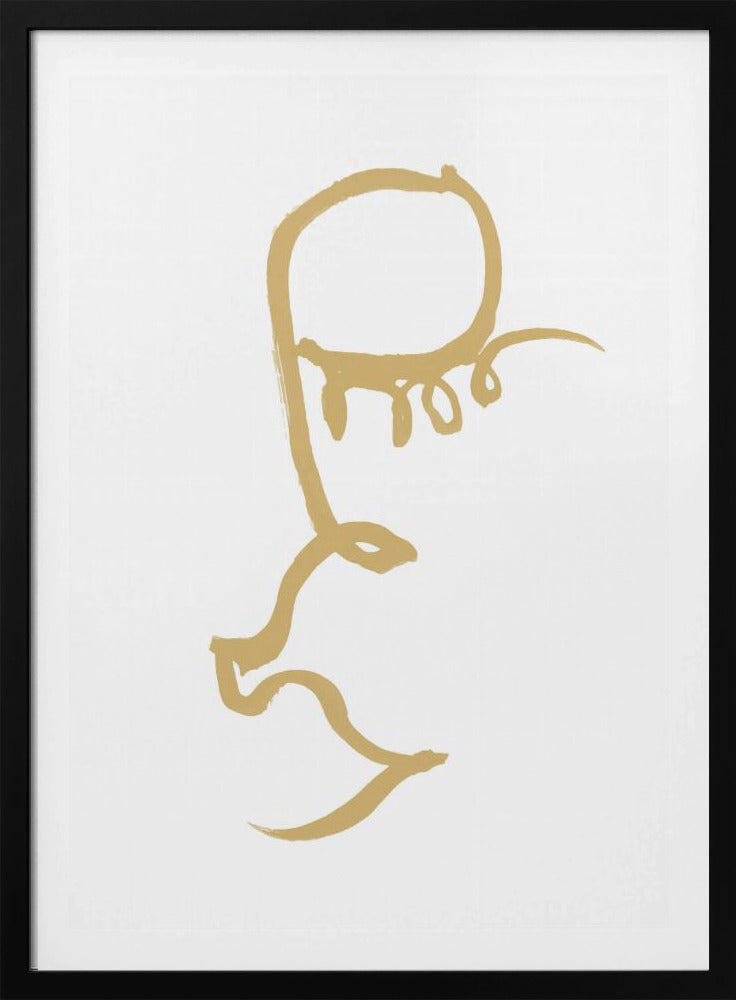 Half Face Gold | Poster