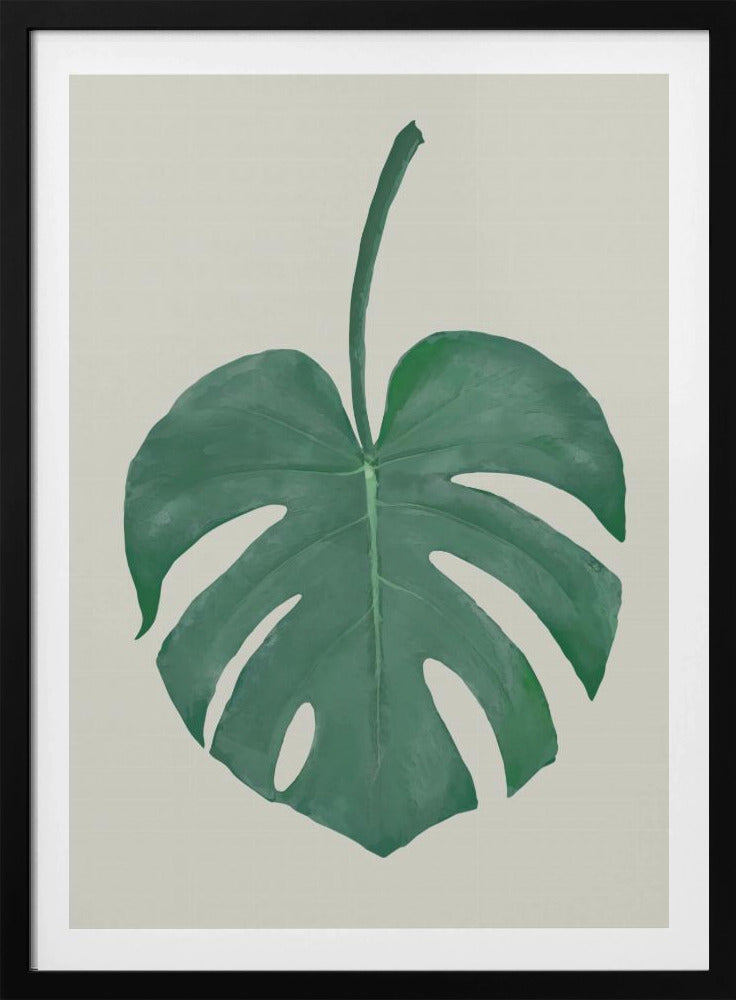 Monstera Aqua 05 | Poster