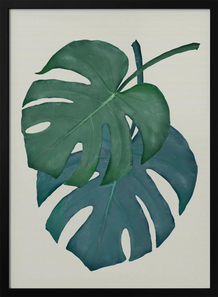 Monstera Aqua 06 | Poster