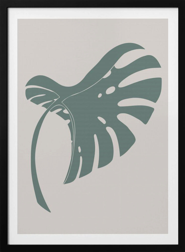 Monstera Bent Green | Poster