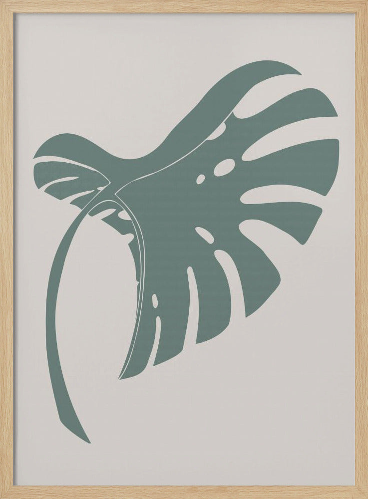 Monstera Bent Green | Poster
