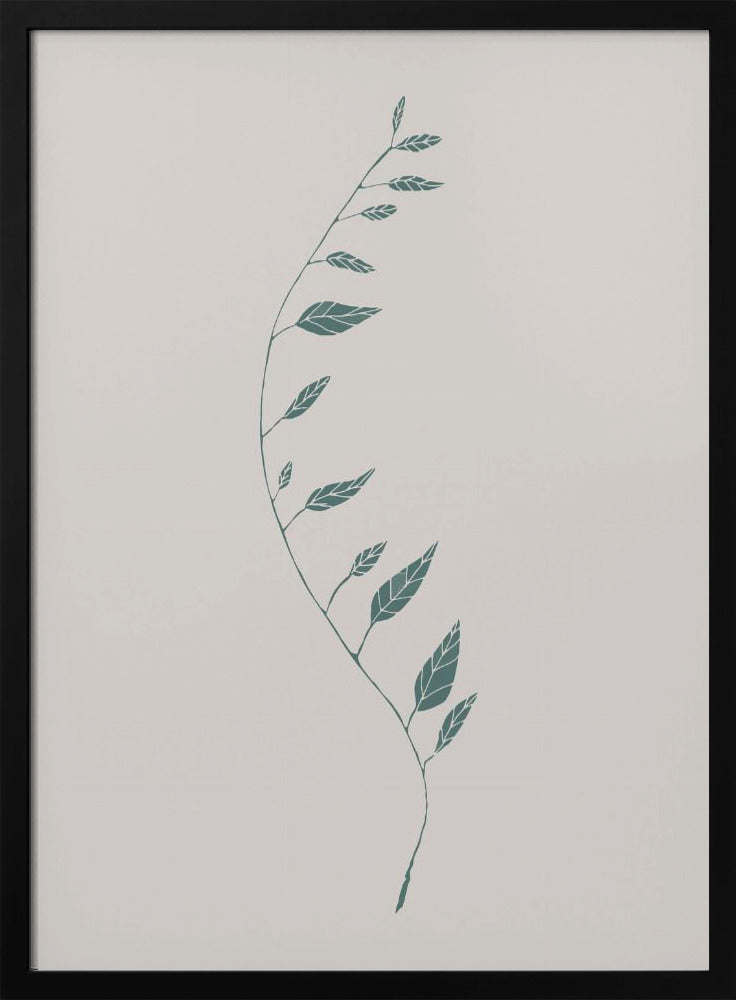 Wavy Branch Green | Poster