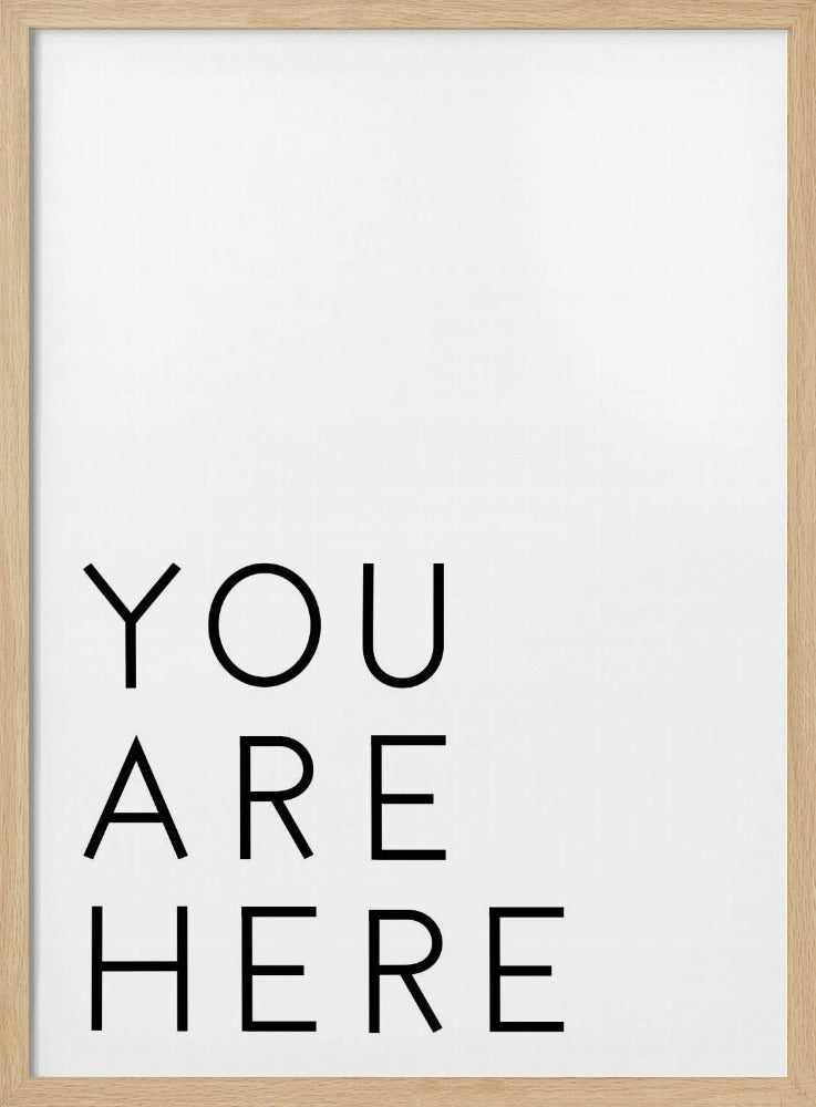 You Are Here | Poster