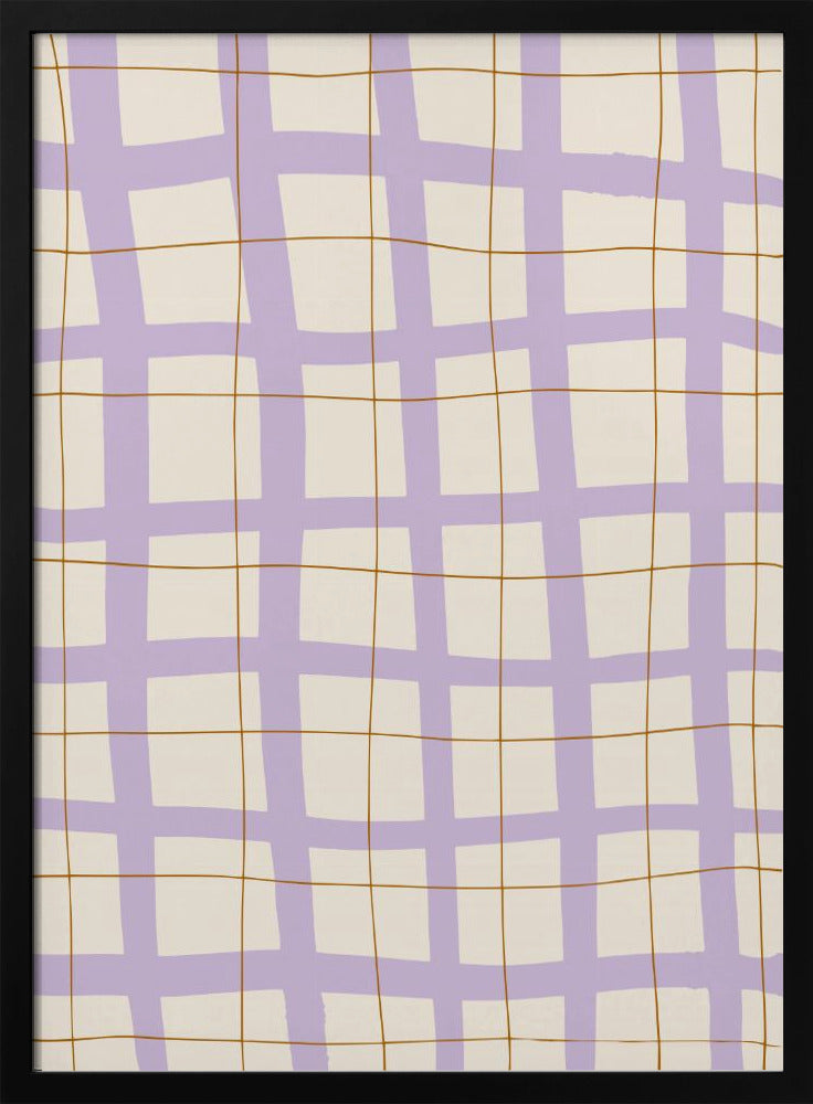 Lilac Grid | Poster
