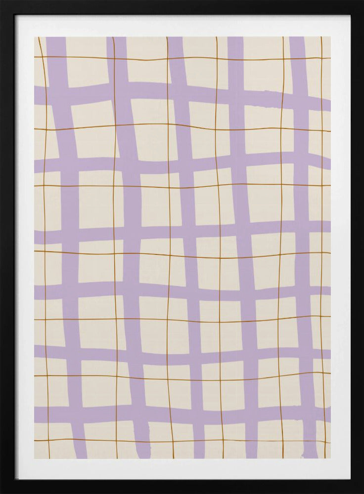 Lilac Grid | Poster