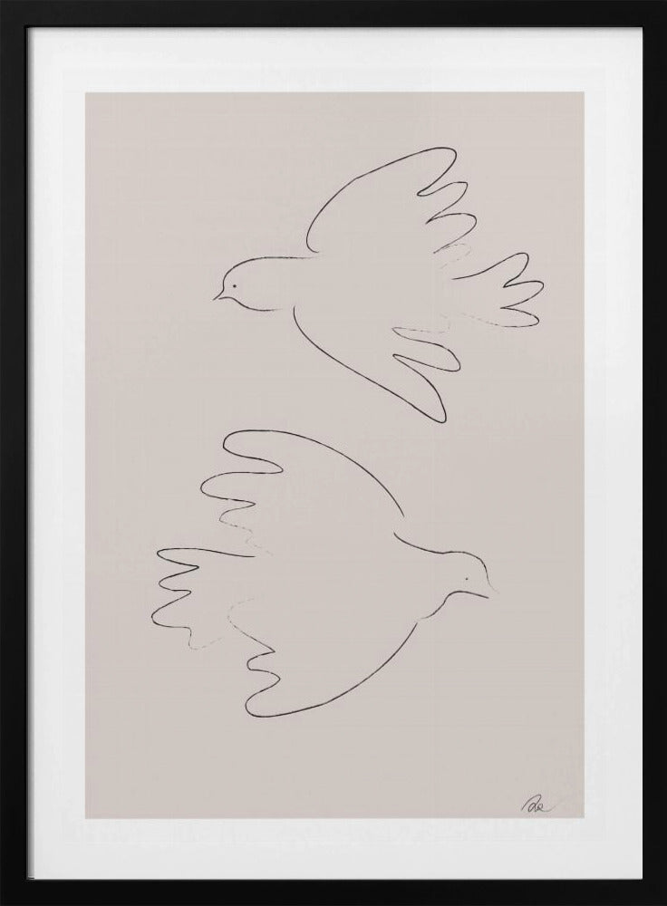 Two Doves | Poster