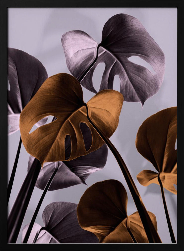 Monstera Purple 01 | Poster