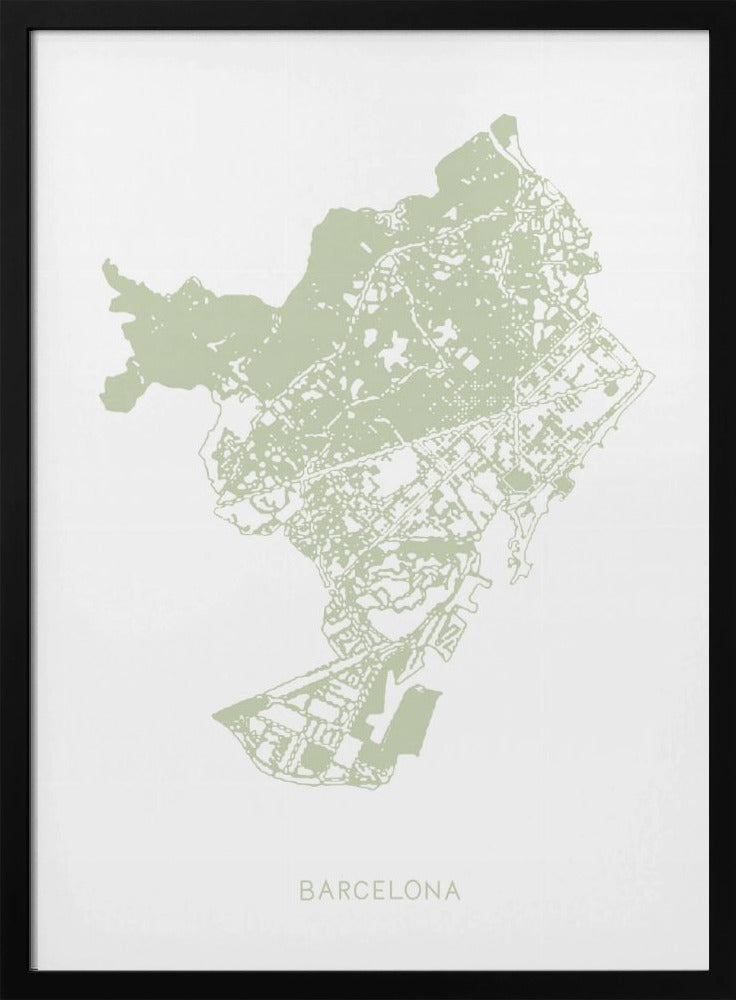 Barcelona Map | Poster