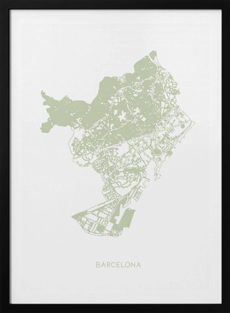 Barcelona Map | Poster