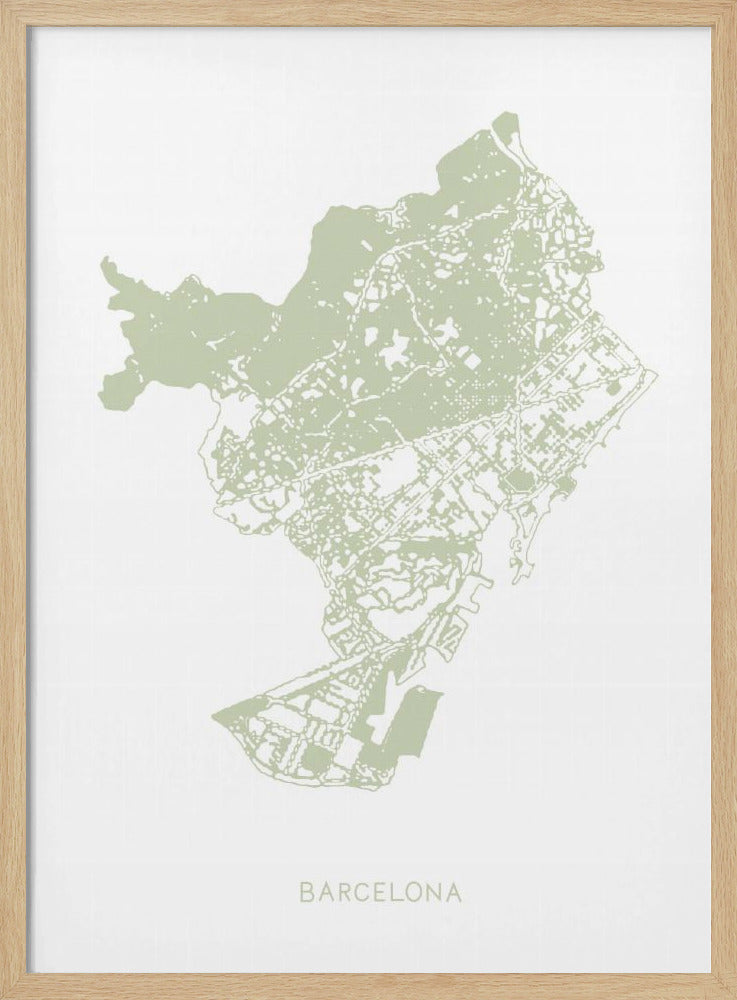 Barcelona Map | Poster