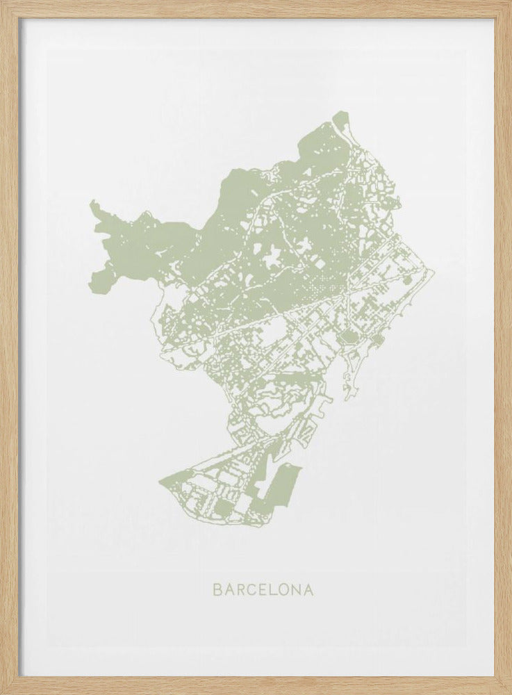 Barcelona Map | Poster