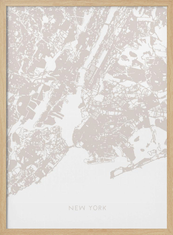 New York Map | Poster