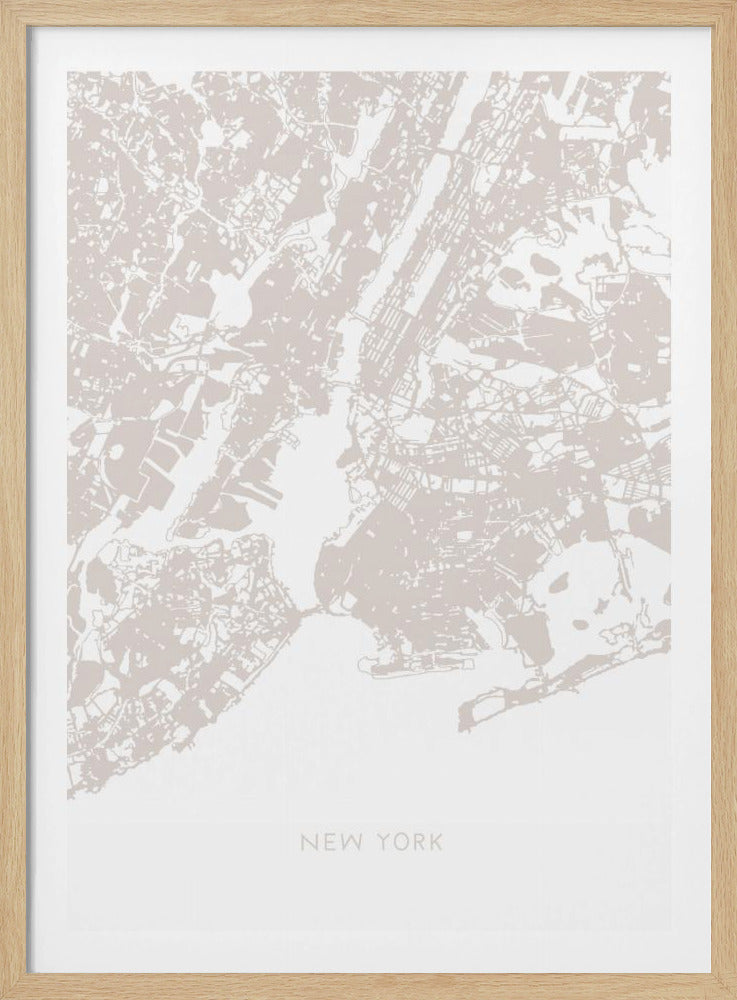 New York Map | Poster
