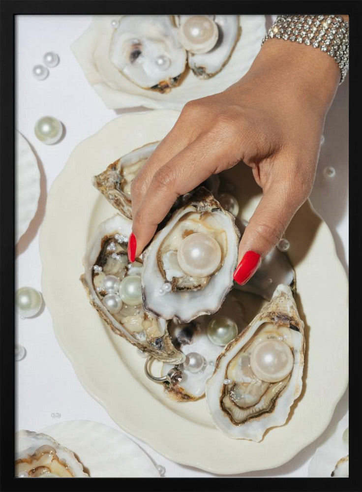 Oysters &amp; Pearls No 02 | Poster
