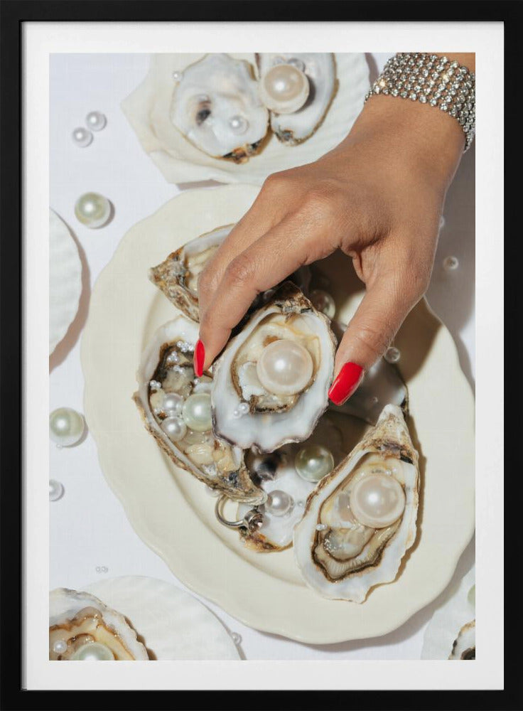 Oysters &amp; Pearls No 02 | Poster