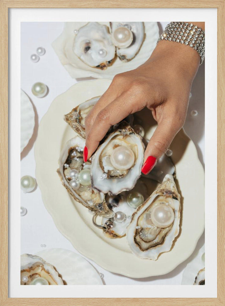 Oysters &amp; Pearls No 02 | Poster