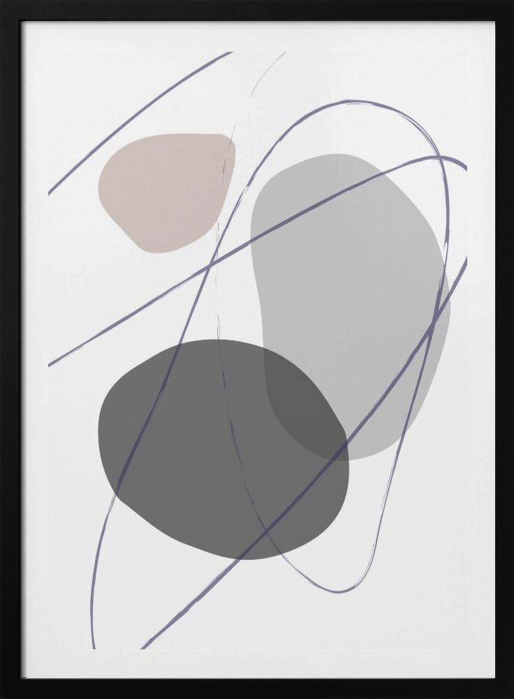 New Shapes Beige No 2 | Poster