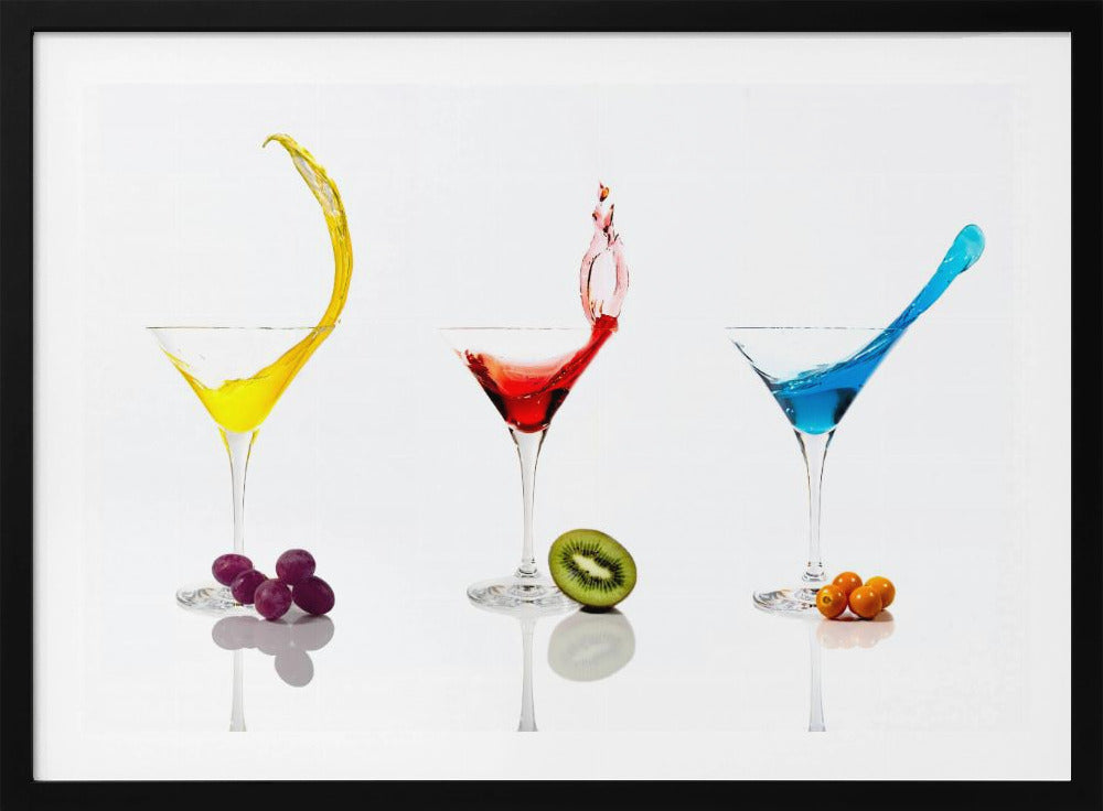 Cocktails and Fruit | Poster