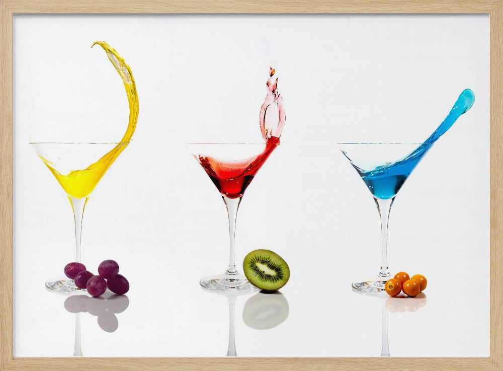 Cocktails and Fruit | Poster